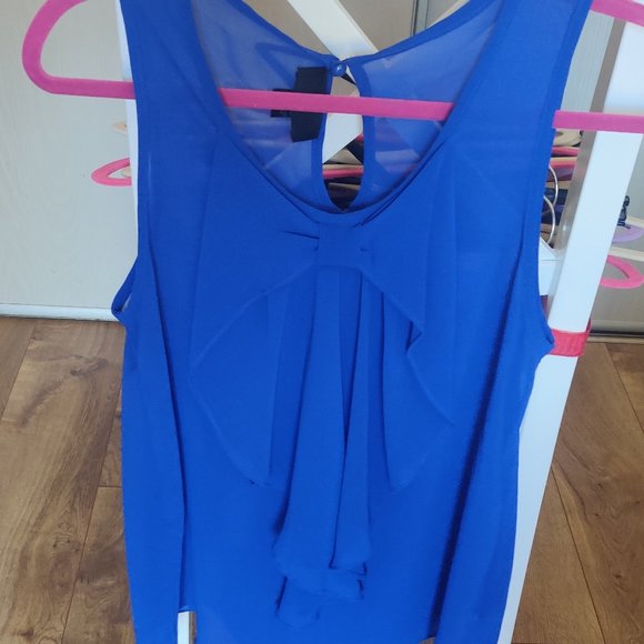 Purple blouse with bow - Picture 1 of 2